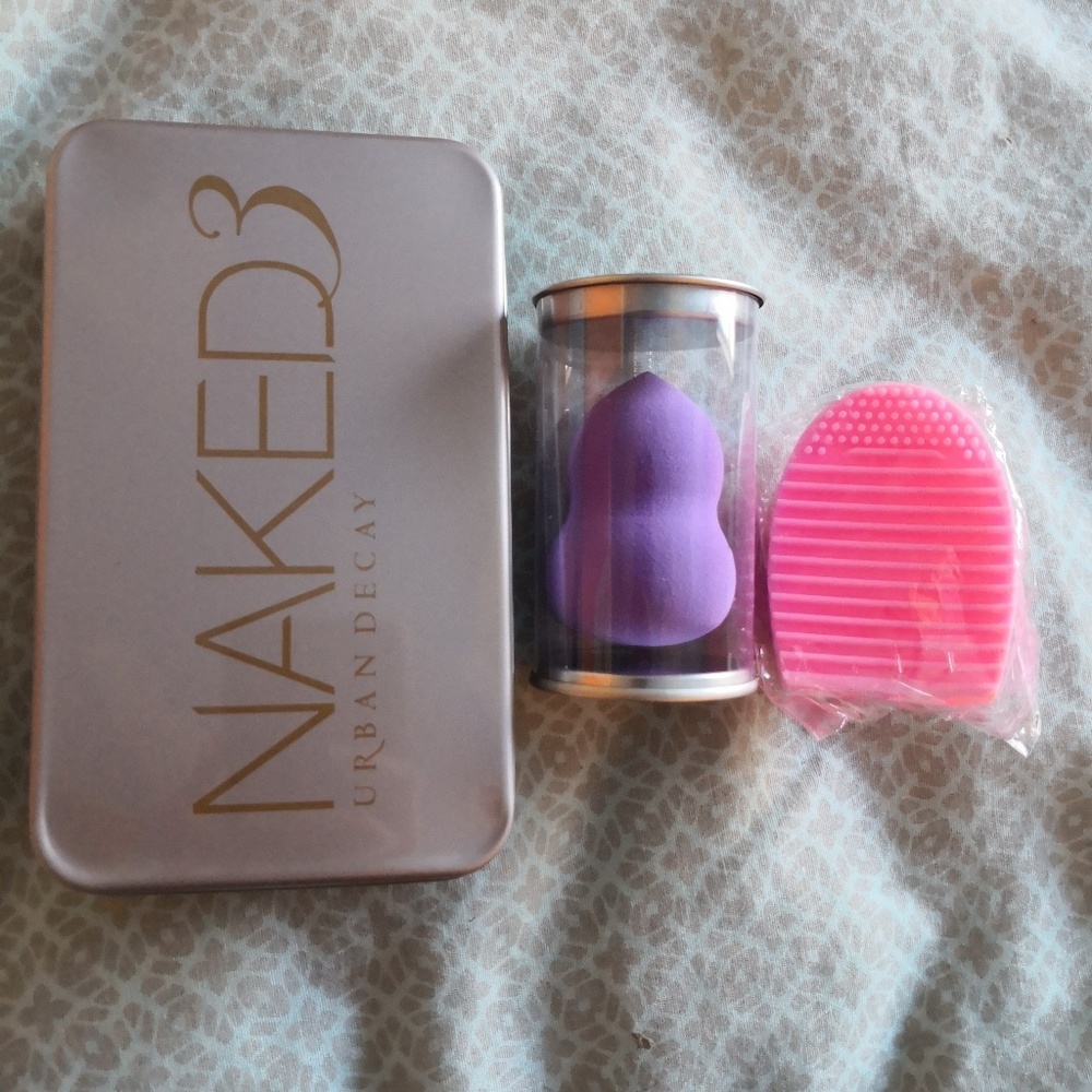 Naked 3 makeup brushes set 12 pcs